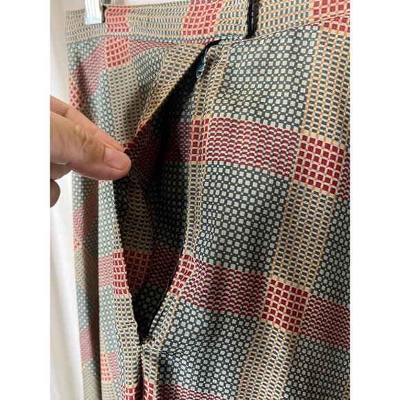 Vintage ILGWU Union-Made Plaid A-Line Skirt Dry Clean Only Size 2 Made In USA - Picture 8 of 8